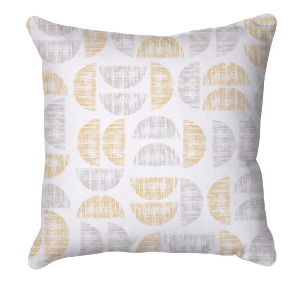 Grey & Yellow Abstract Scatter Cushion