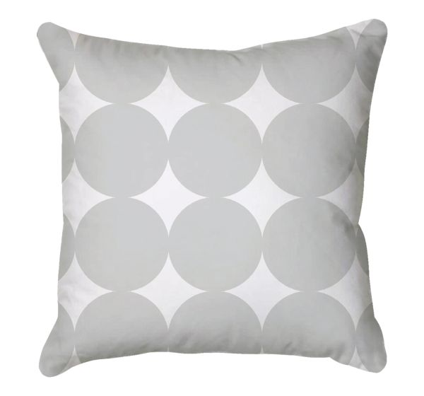 Grey Circles Scatter Cushion