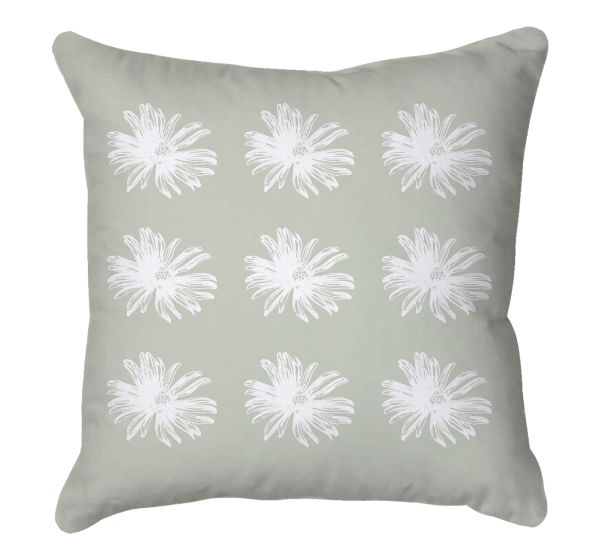 Sage Floral Scatter Cushion