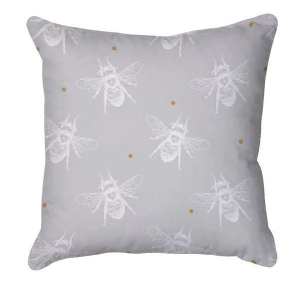 Grey Bee Multi Scatter Cushion