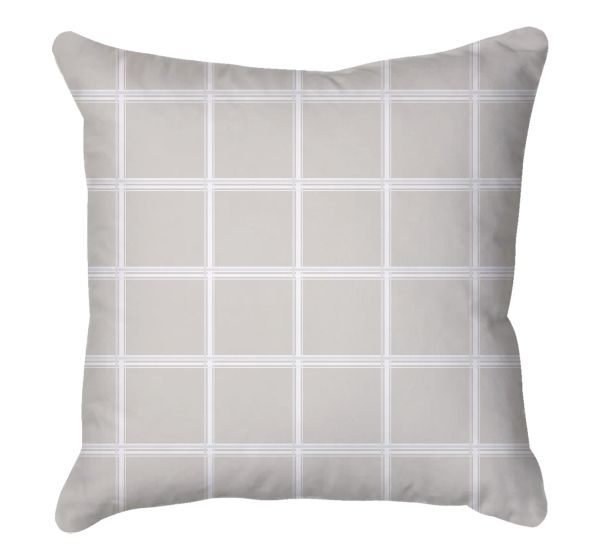 Grey Check Scatter Cushion