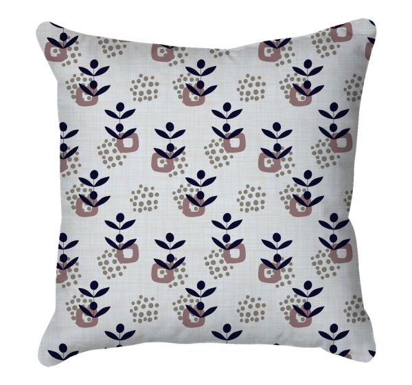 Natural Abstract Repeat Scatter Cushion