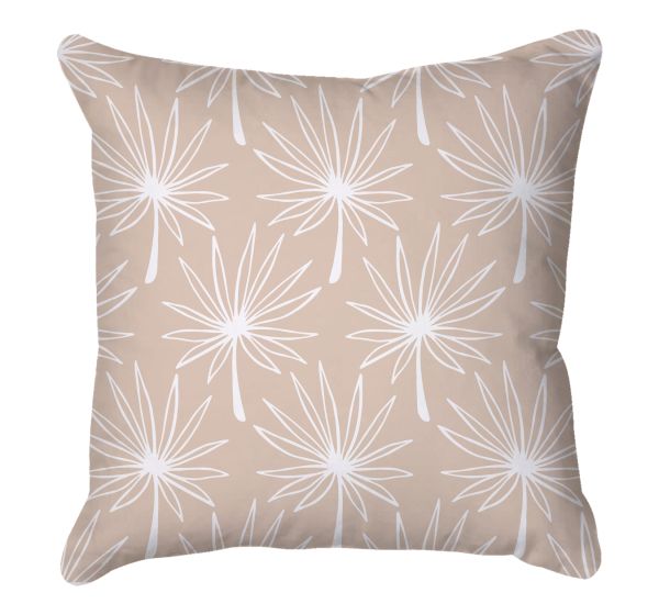 Beige Palm Scatter Cushion