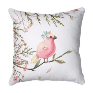 Pink Bird Scatter Cushion
