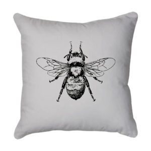 Grey Bee Scatter Cushion